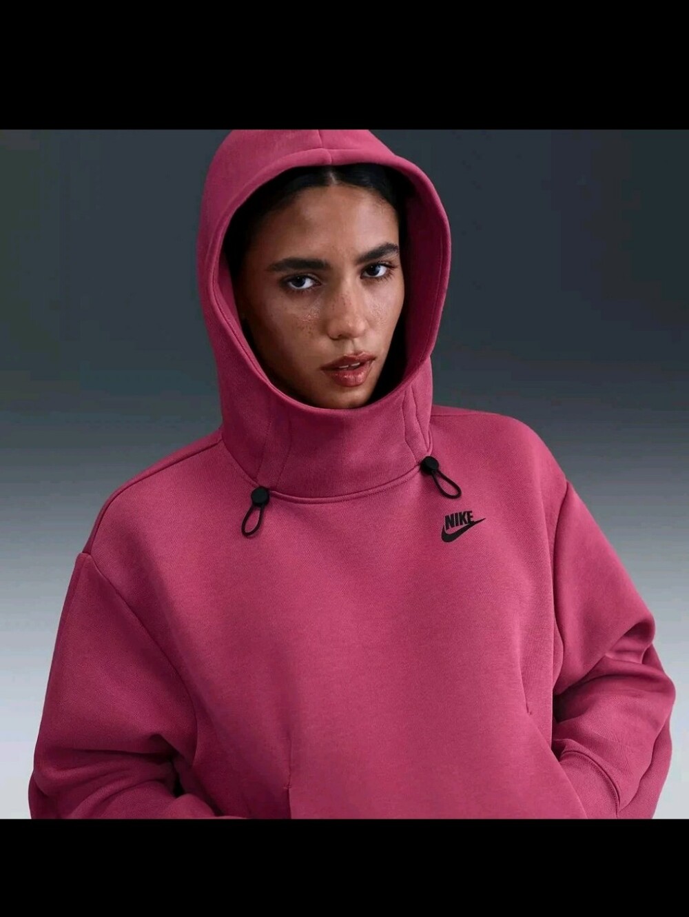 Nike Women's Sportswear Tech Fleece Oversized Hoodie – Aster Pink XL
